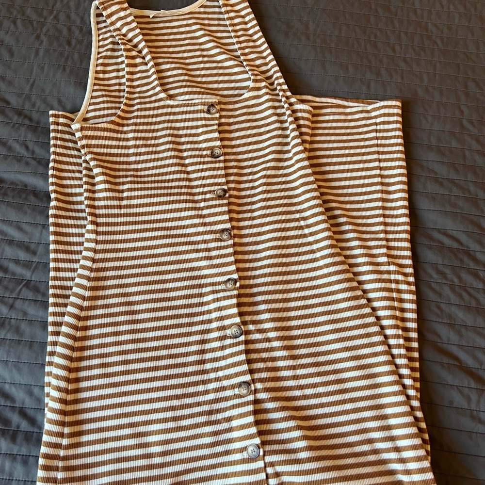 Sezane Fabiola Striped Dress S
